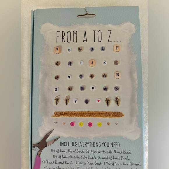 STMT D.I.Y Alphabet Jewelry (NWT) - Picture 9 of 12